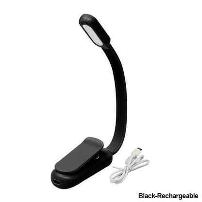 Adjustable Brightness USB Mini LED Clip-On Book Light - Perfect for Reading in Bed or Travel