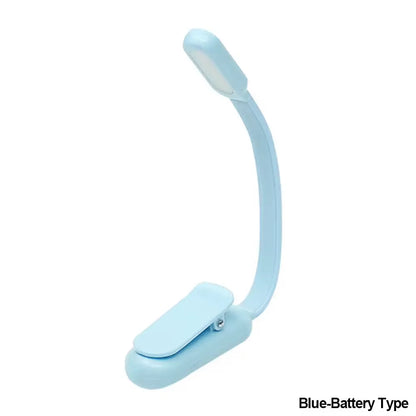 Adjustable Brightness USB Mini LED Clip-On Book Light - Perfect for Reading in Bed or Travel